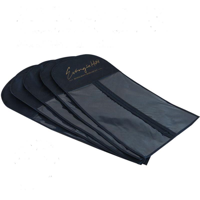 Wig bags lying down side ways
