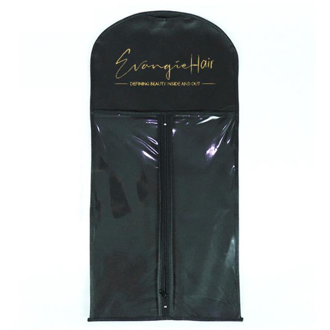 Wig bag facing up